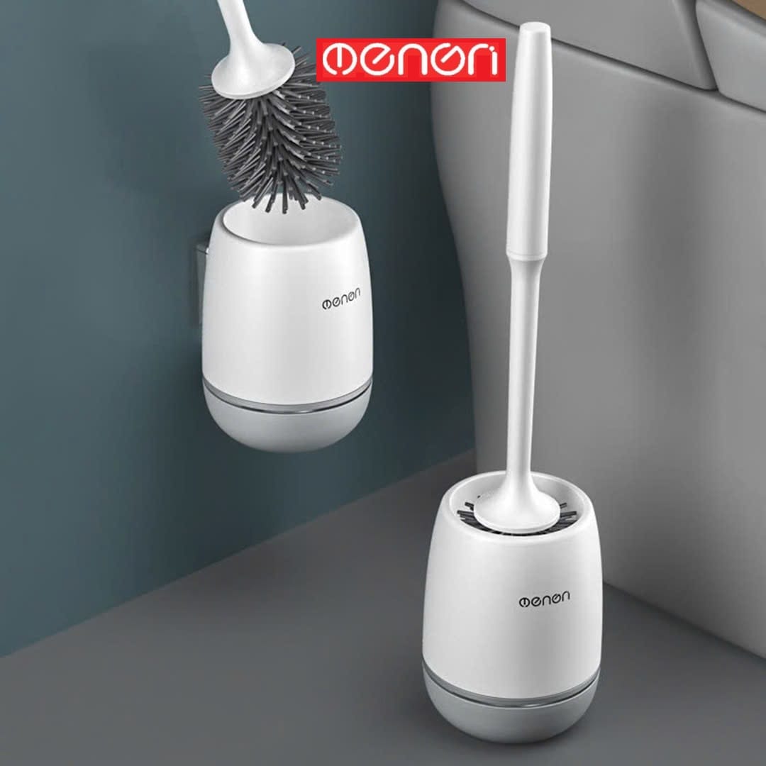 Bộ Cây Cọ Toilet OENONVN Chất Liệu Nhựa ABS Dán Tường Tiện Lợi