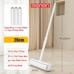 Cây Lăn Bụi Đa Năng 26cm Dài 125cm Kèm 3 Lõi Dính OENONVN