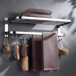 Kệ Nhà Tắm INOX 304 - Giá Treo Khăn Tắm Kích Thước 50cm