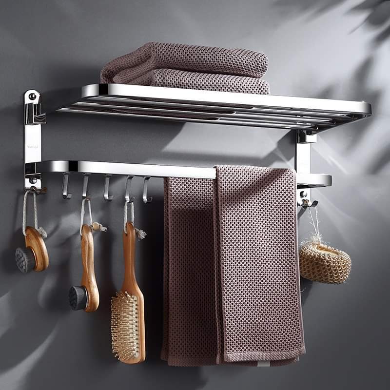 Kệ Nhà Tắm INOX 304 - Giá Treo Khăn Tắm Kích Thước 50cm
