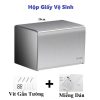 Hộp Đựng Giấy Vệ Sinh INOX SUS304 Dán Tường Hoặc Khoan Vít